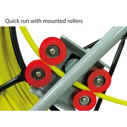 Runpotec - Guía sonda pasacable de fibra de vidrio 7.5 mm con salida rápida