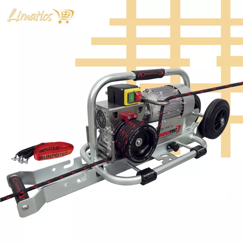 CABESTRANTE CW 800 E con carril de acero y cuerda