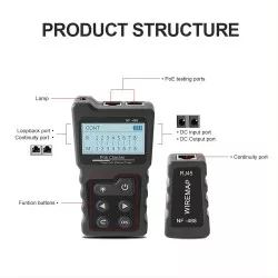 NF-488 - Testeador de red con verificador poe