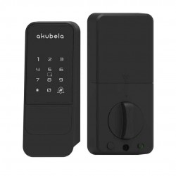 Cerradura digital WiFi Akubela SL20 tipo deadbolt con teclado táctil y módulo interior de giro manual