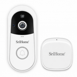 Videoportero vigia base Srihome SH004 incluye timbre físico ding dong