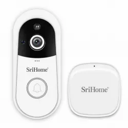 Videoportero vigia base Srihome SH004 incluye timbre físico ding dong