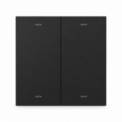 Panel controlador de escenas Akubela WLS-4G negro con 4 botones Zigbee