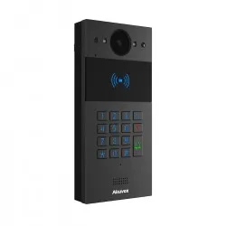 Videoportero IP Akuvox R25K con cámara 2K, teclado y lector RFID – Vista lateral