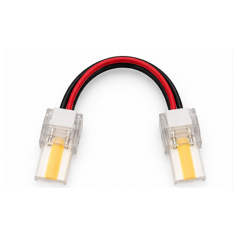 Cable de extensión YHC6 de 2 conductores rojo y negro para tiras LED COB monocolor de 24V