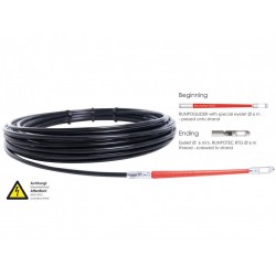 Runpo 1 - Guía pasacables Nylon 15 metros con Runpoglider Runpotec