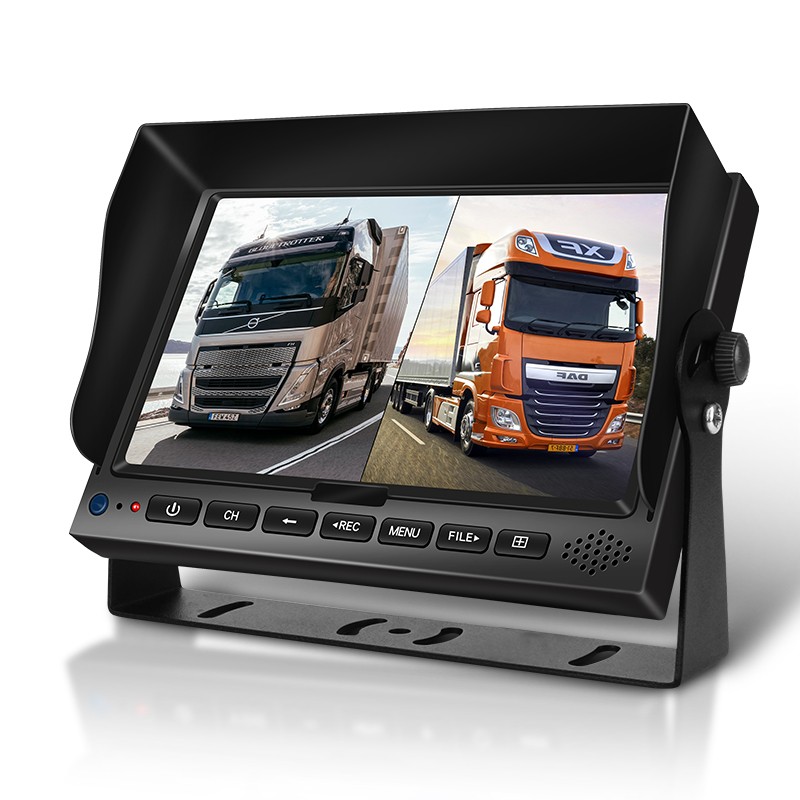 Monitor 7" con Dualview para cámaras de camión Yoelbaer - 1