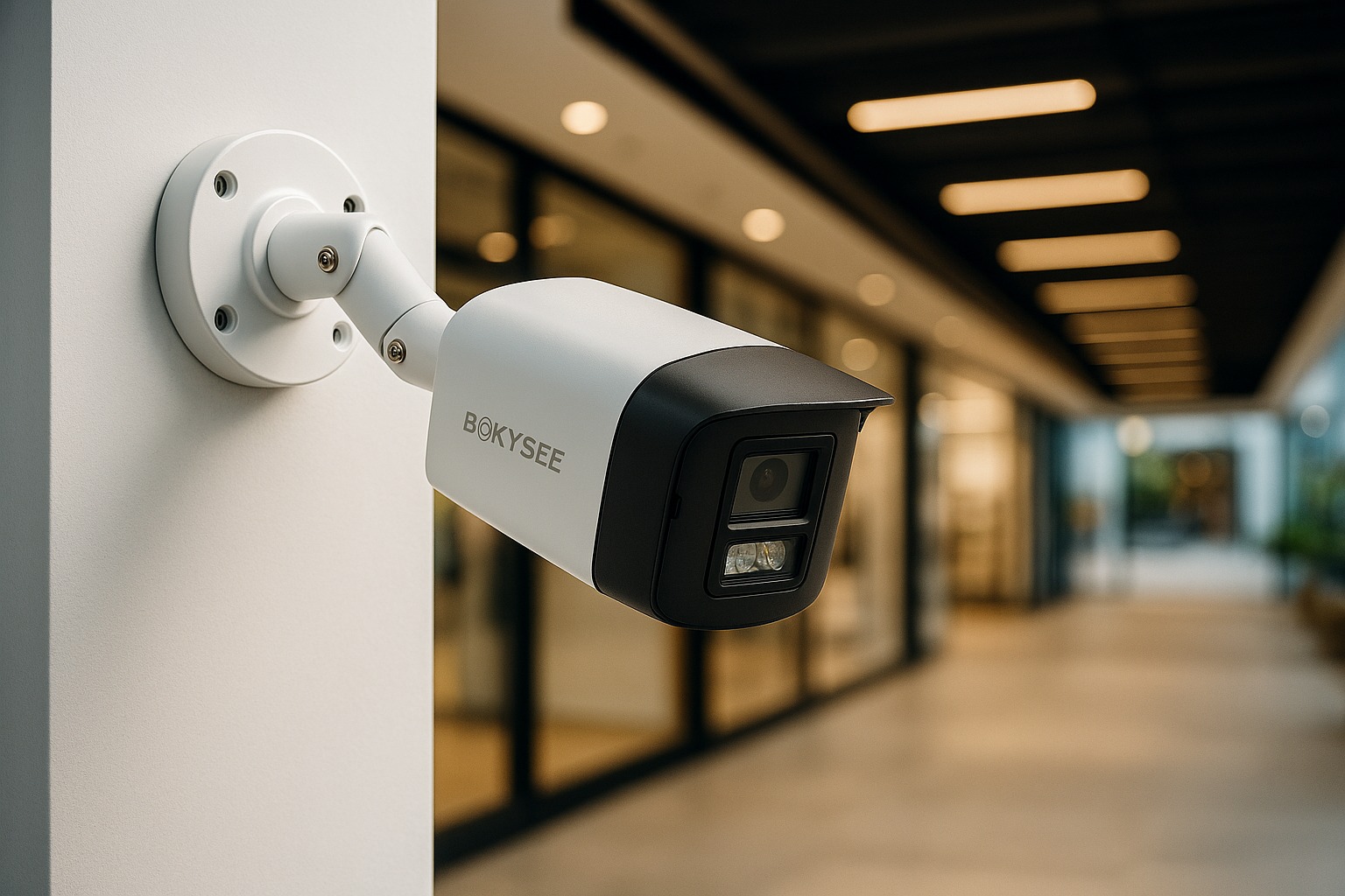 Cámara IP Bokysee Tubo 8MP – Panorama 180° vista plana
