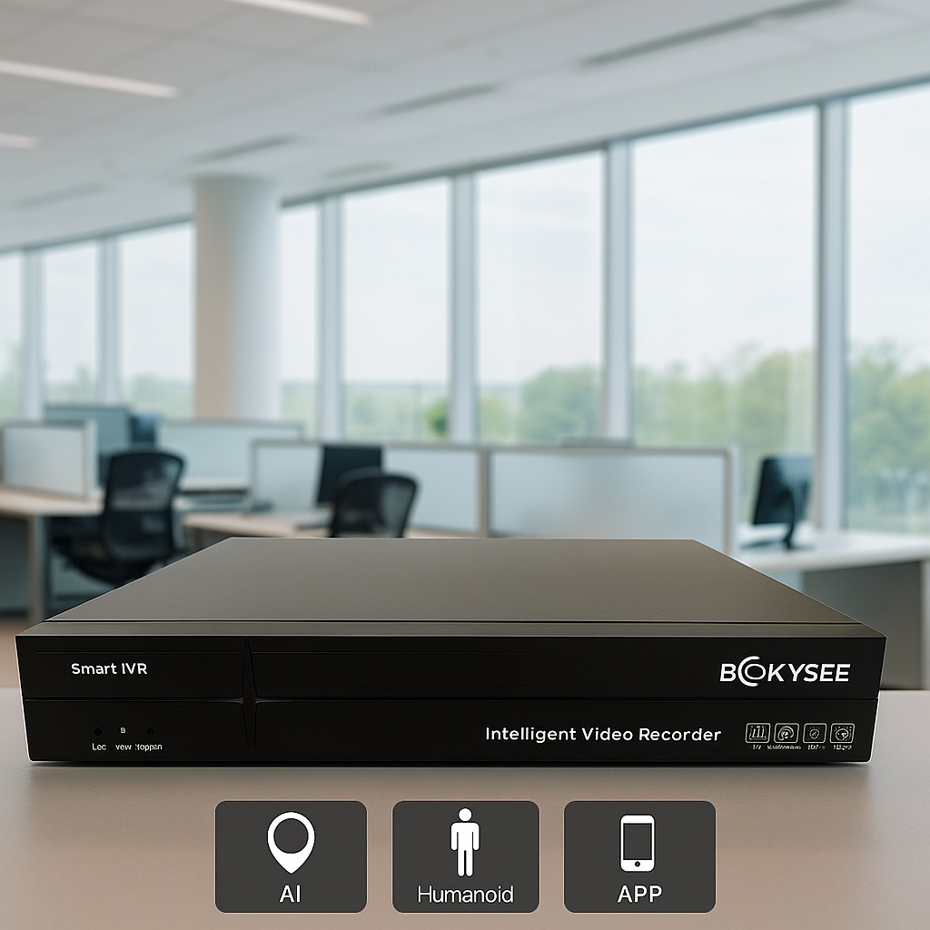 Bokysee NVR-4K Smart PoE 4CH – Grabador Inteligente 8MP con IA