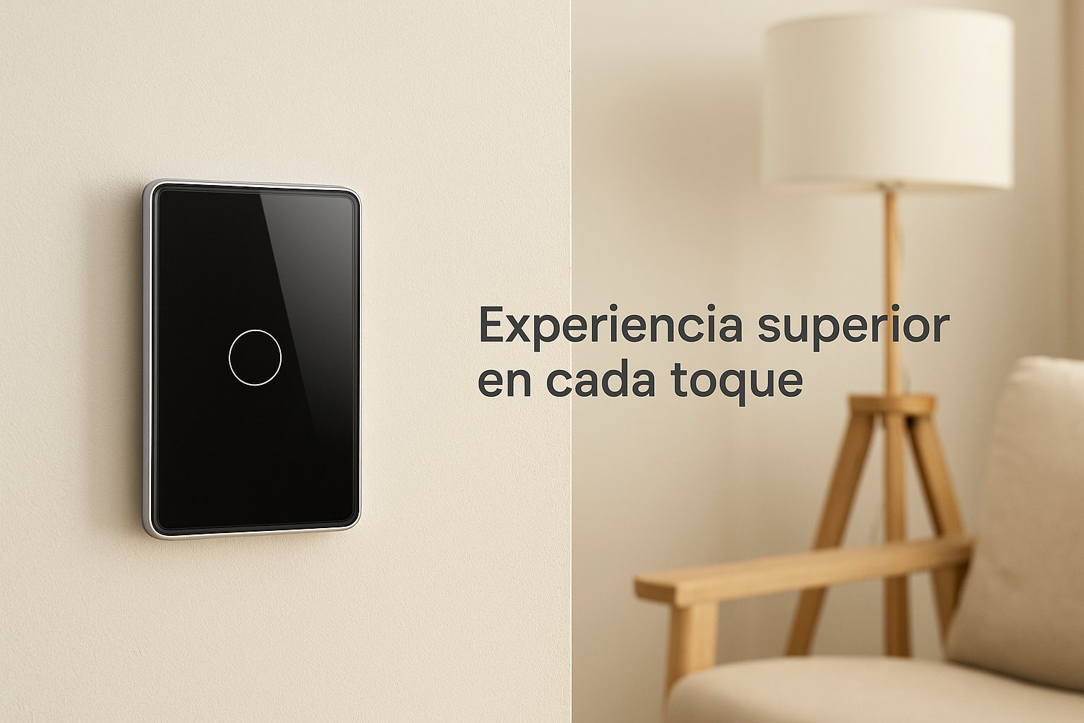 Interruptor inteligente Akubela con diseño moderno