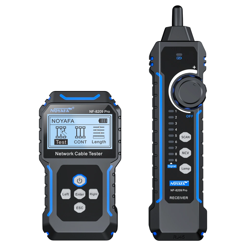 NOYAFA NF-8209Pro tester de cable de red con receptor