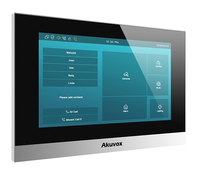 Pantalla interior Akuvox C313W-2 para kit 2 hilos