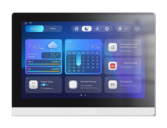 Pantalla domótica Akuvox C319H para videoportero y hogar inteligente
