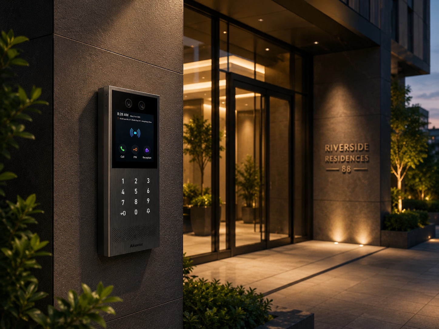 Akuvox X912 videoportero IP para oficinas