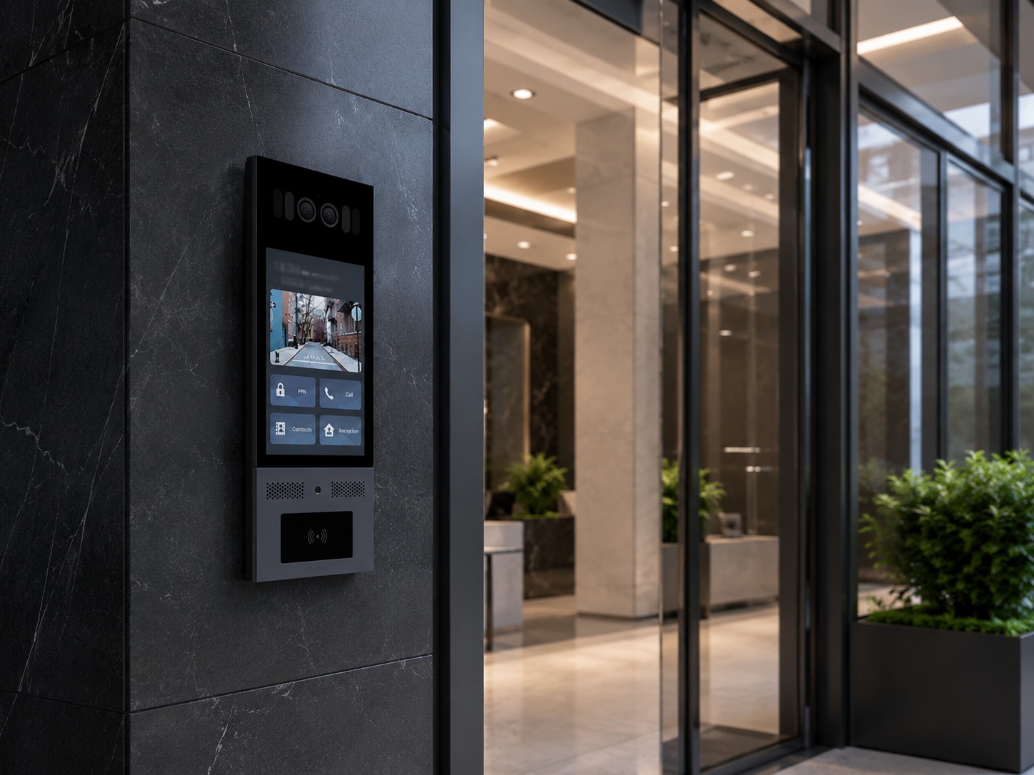 Akuvox X915S control de acceso para edificio premium